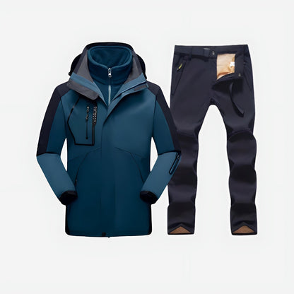 Męska Kurtka Softshell – Zimowa Outdoor – Wodoodporna Ciepła