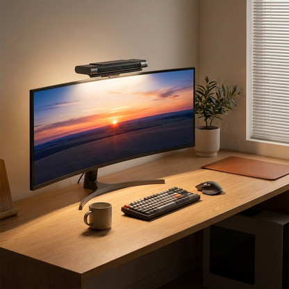 Wentylator USB Bez Łopatek - Wentylator na Monitor - Regulowany Przepływ Powietrza