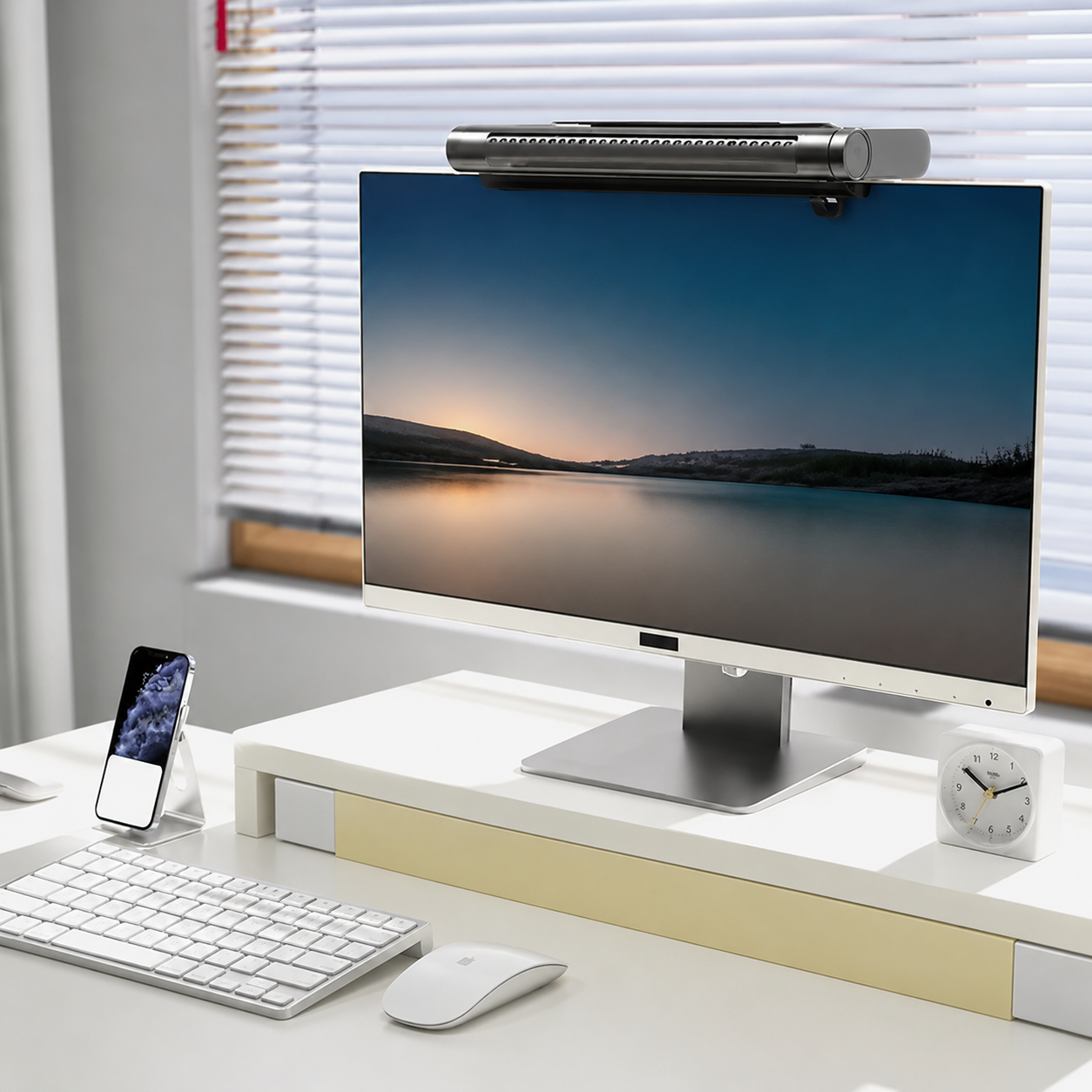 Wentylator USB Bez Łopatek - Wentylator na Monitor - Regulowany Przepływ Powietrza