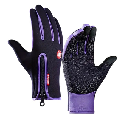 Rękawiczki Zimowe – Termiczne Wodoodporne – Dotykowe z Antypoślizgiem