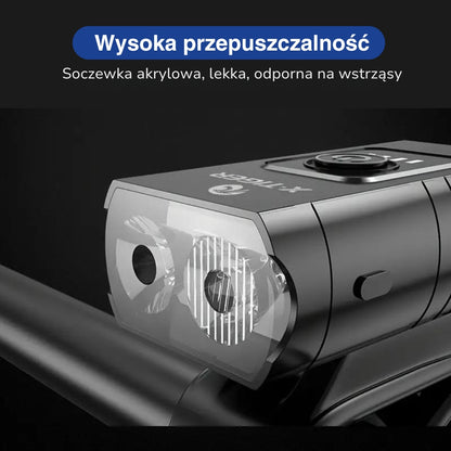 Lampa Rowerowa USB – Przód Tył – LED Ładowalna