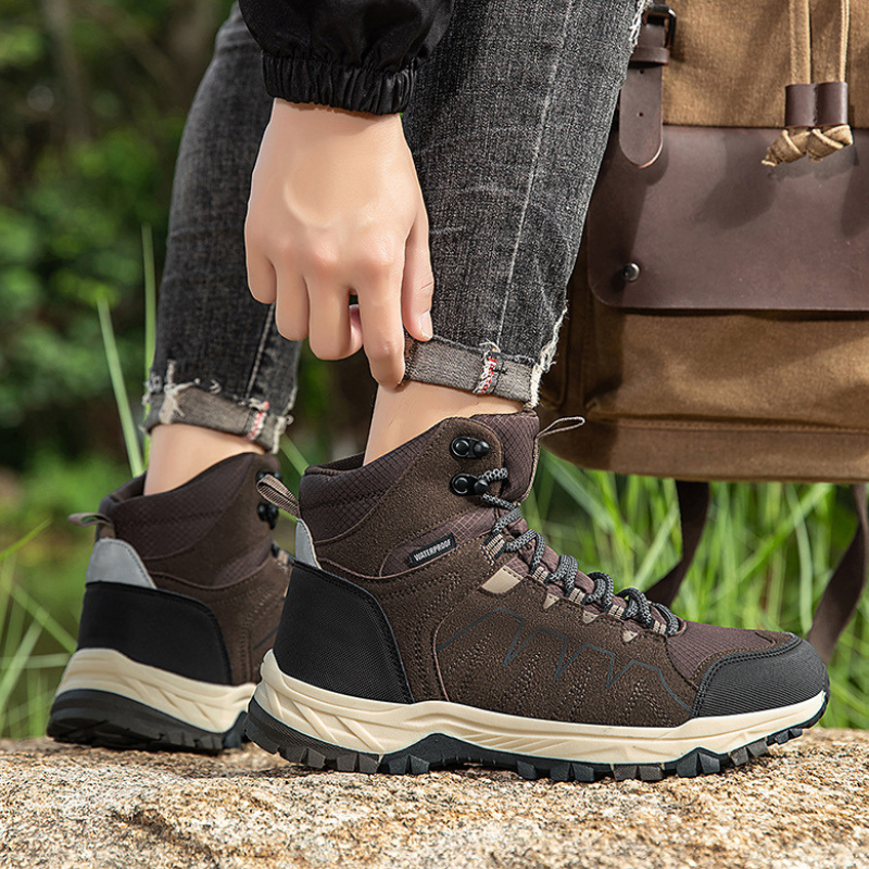 Buty trekkingowe za kostkę, odporne na wodę, unisex