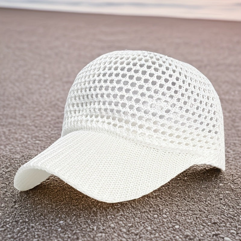 Czapka Bejsbolowa Unisex Siatkowa - Ochrona Przed Słońcem - Przewiewna