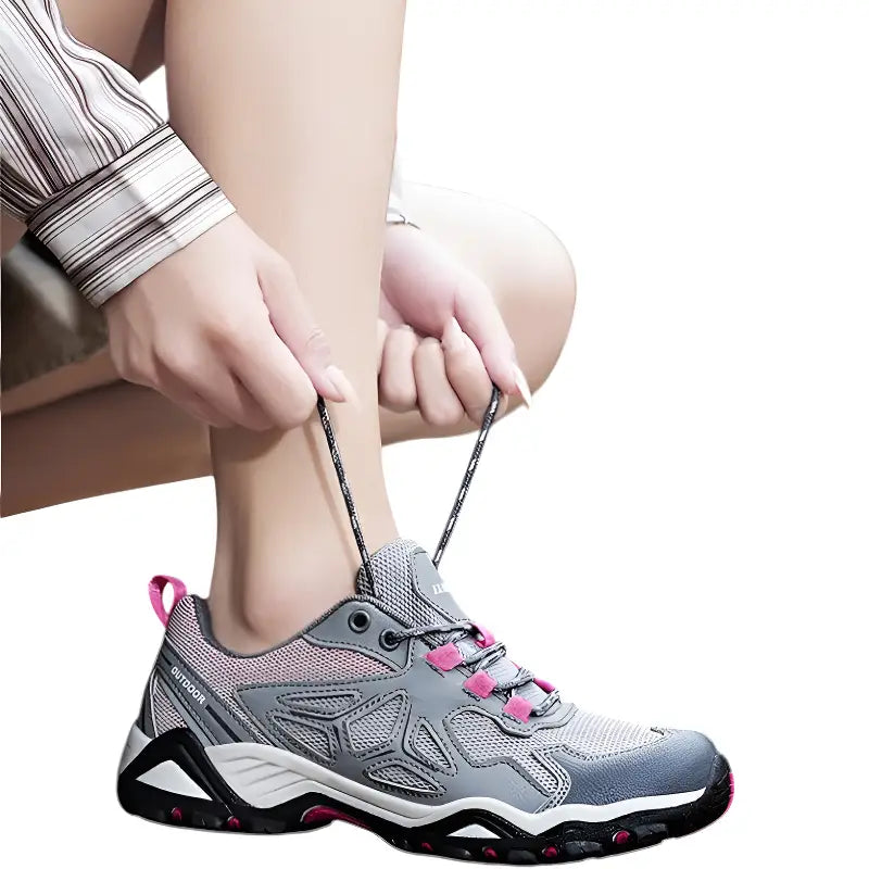 Buty trekkingowe damskie oddychające z amortyzowaną podeszwą