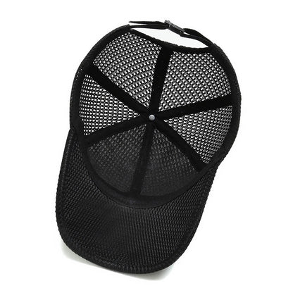 Czapka Trucker Męska Siatkowa - Ochrona UV - Regulowana