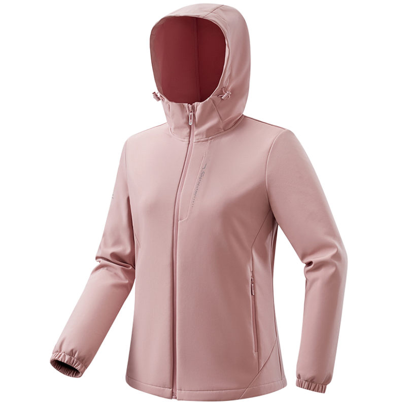 Kurtka jesienna damska softshell z polarową podszewką