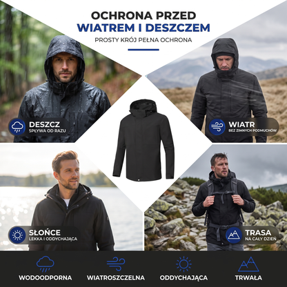 Kurtka wiatrówka męska - ochrona w każdą pogodę