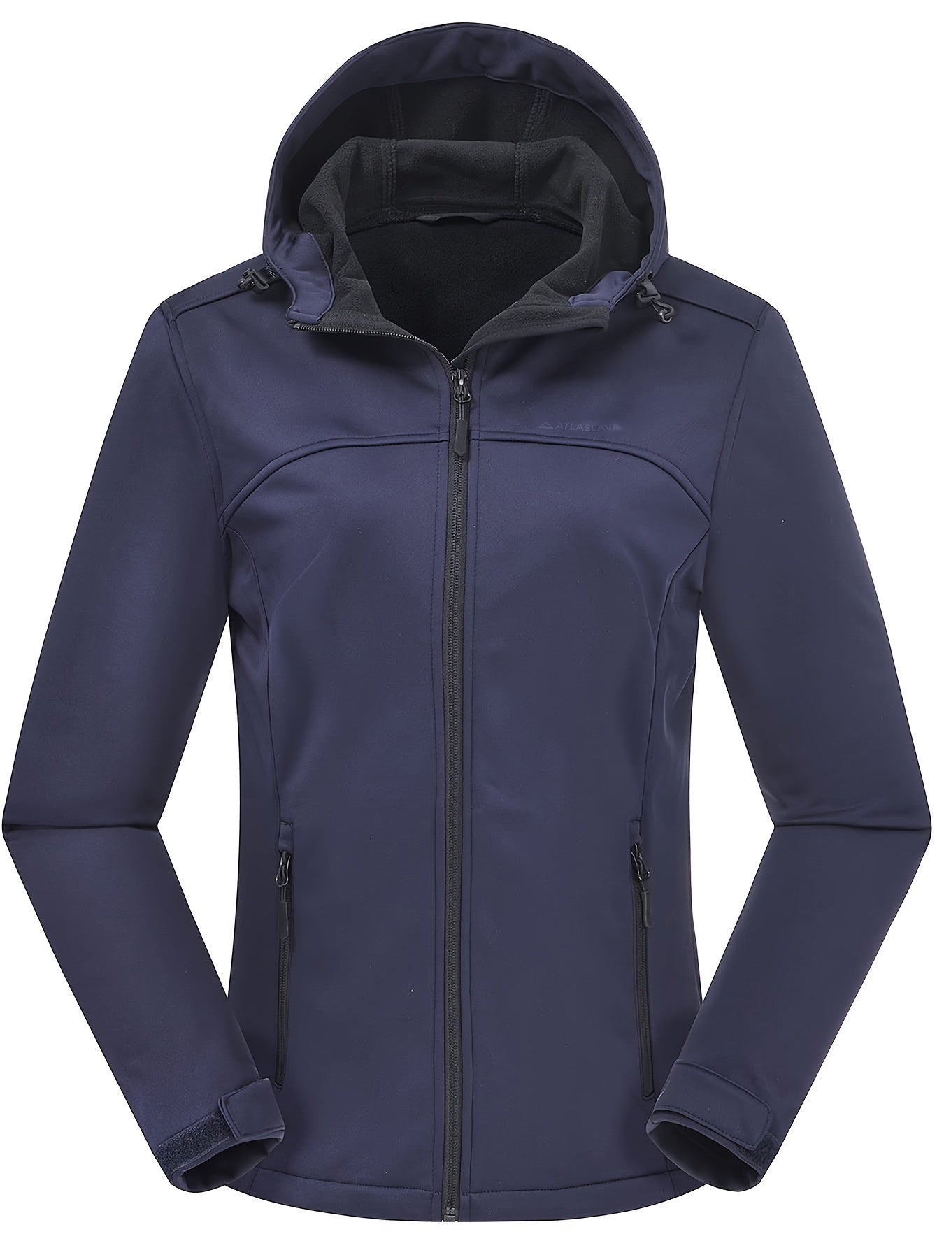 Kurtka softshell damska z polarową podszewką i kapturem
