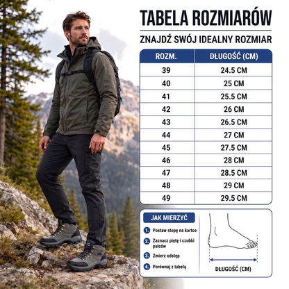 Buty trekkingowe męskie odporne na wodę