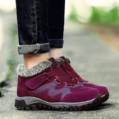 Wodoodporne buty zimowe damskie trekkingowe