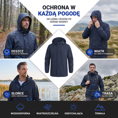 Kurtka przeciwdeszczowa męska - ochrona w każdą pogodę