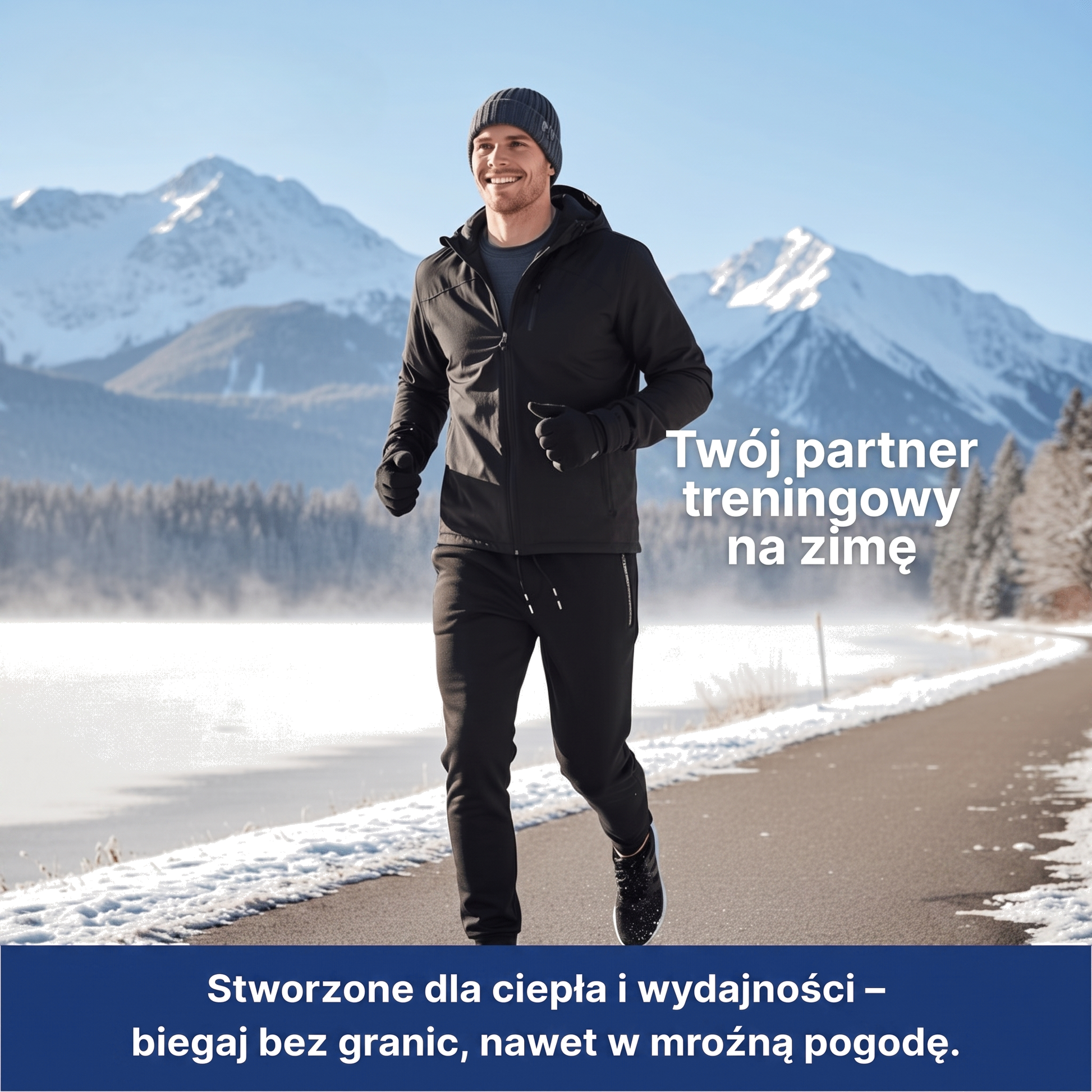 Spodnie ocieplane męskie, dresowe