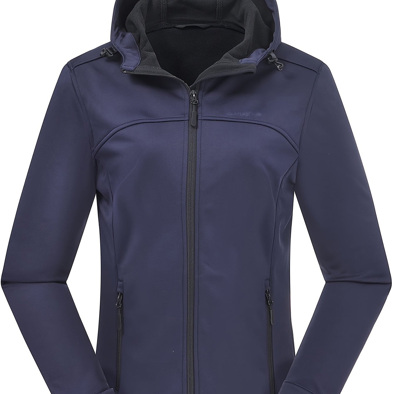 Kurtka softshell damska z polarową podszewką i kapturem