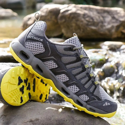 Letnie buty trekkingowe damskie z przewiewną siateczką