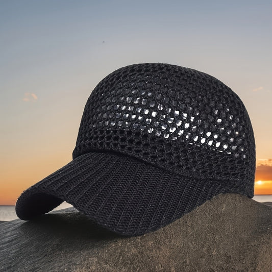 Czapka Bejsbolowa Unisex Siatkowa - Ochrona Przed Słońcem - Przewiewna