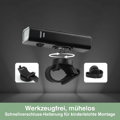 Lampka rowerowa przednia z ładowaniem USB