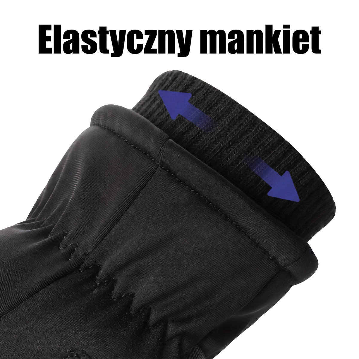 Rękawice narciarskie męskie wiatroszczelne z ekranem dotykowym