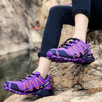 Buty trekkingowe damskie lekkie ze szybkim sznurowaniem