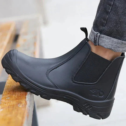 Buty robocze męskie wsuwane z podnoskiem ochronnym