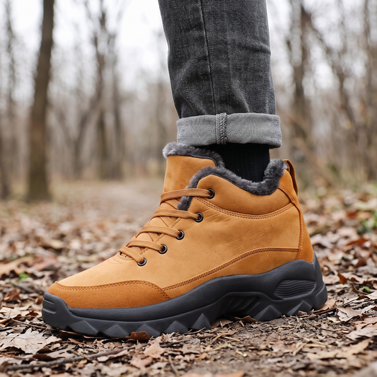 Buty trekkingowe zimowe męskie, ciepłe i wodoodporne