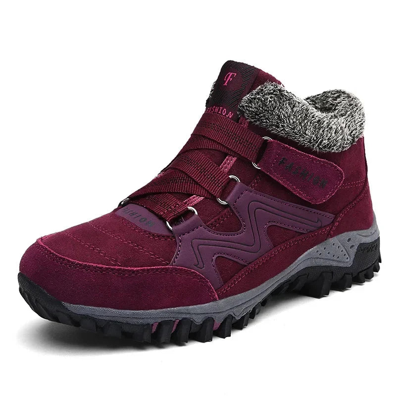 Wodoodporne buty zimowe damskie trekkingowe