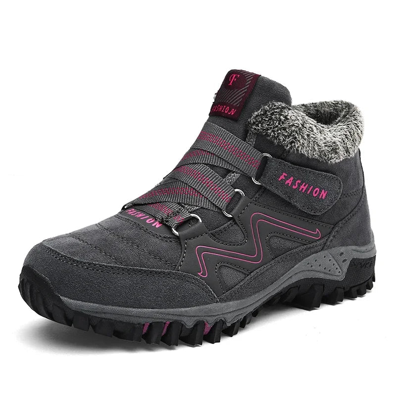 Wodoodporne buty zimowe damskie trekkingowe