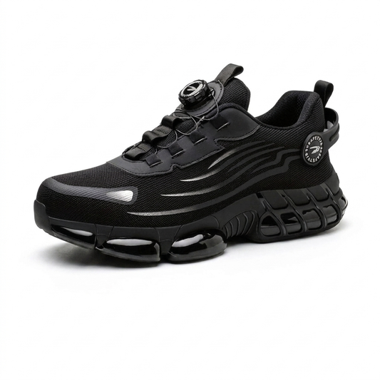 Buty robocze męskie - lekkie sneakersy z podnoskiem stalowym - antypoślizgowe