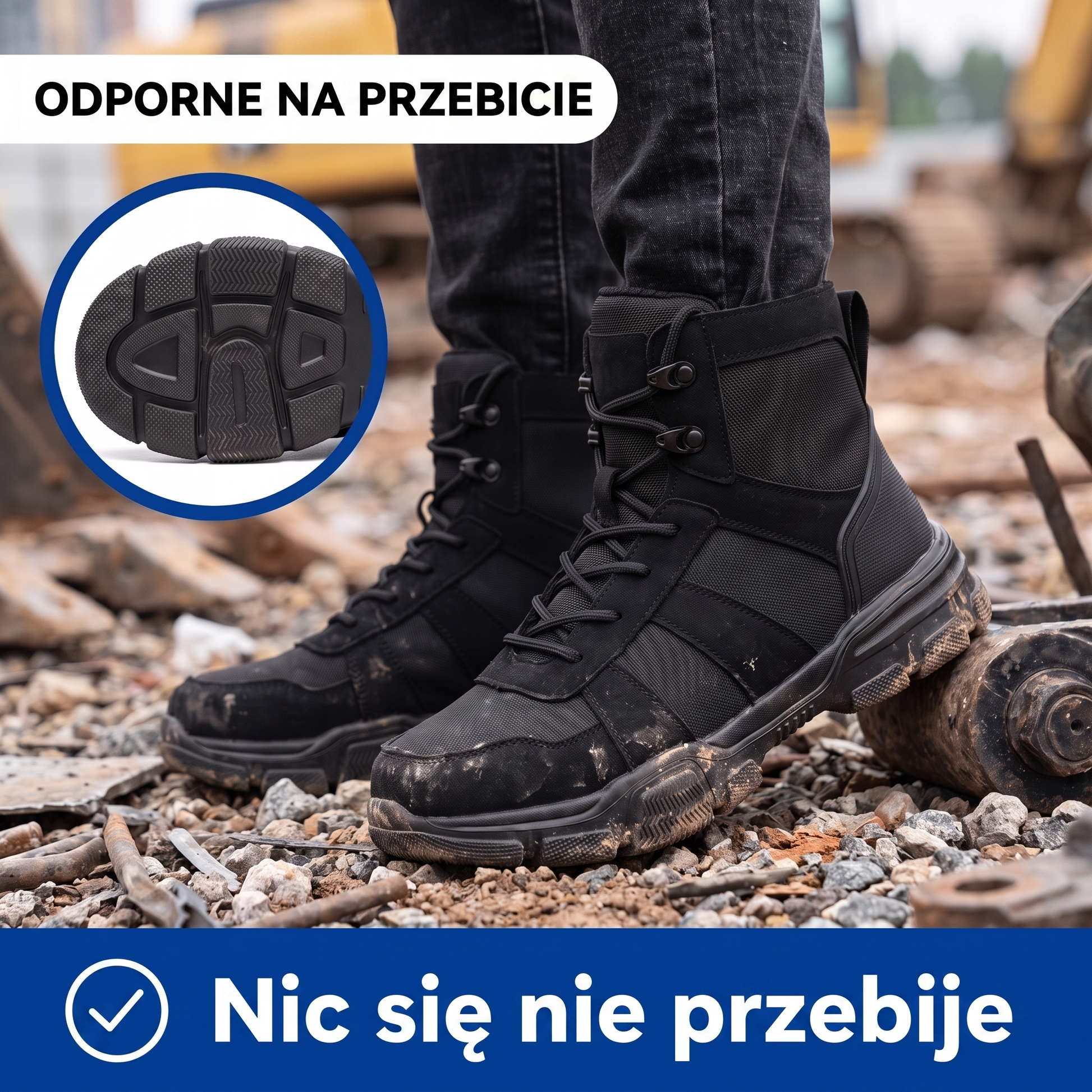 buty taktyczne - infografika produktu