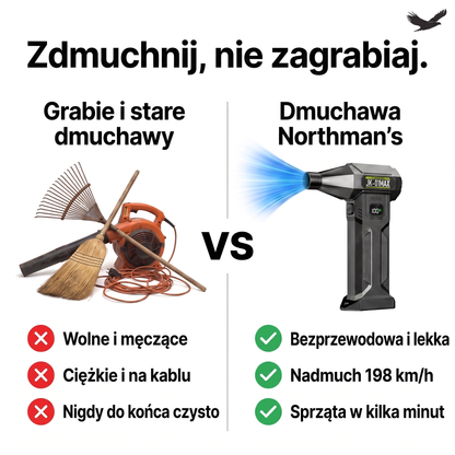 dmuchawa do liści - infografika produktu