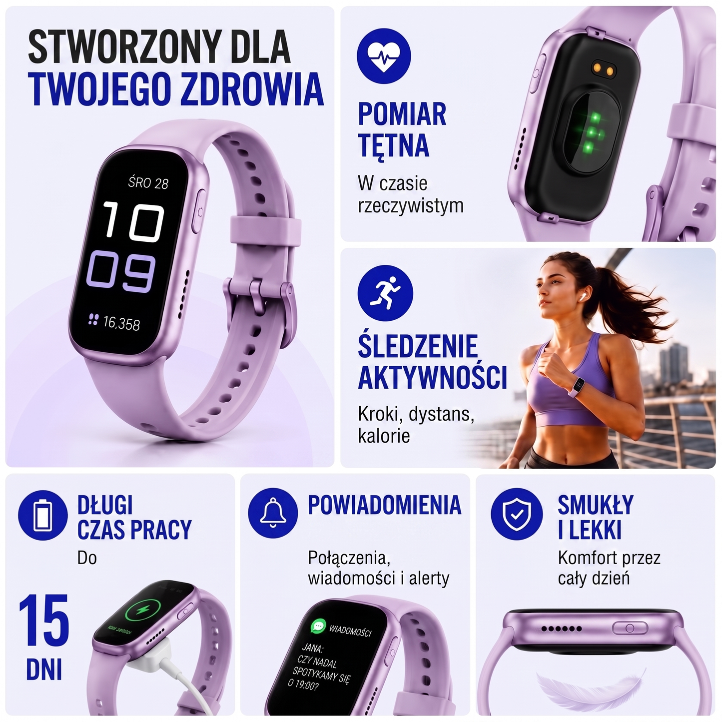 smartwatch - infografika produktu
