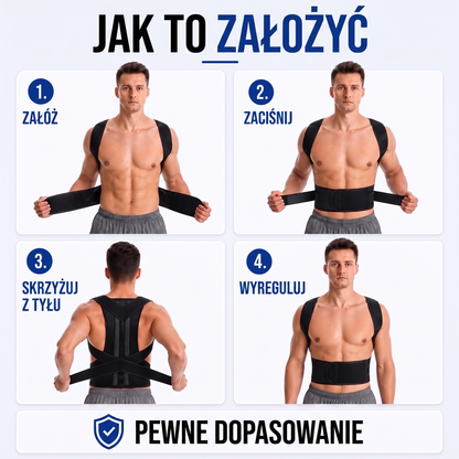 korektor postawy - infografika produktu