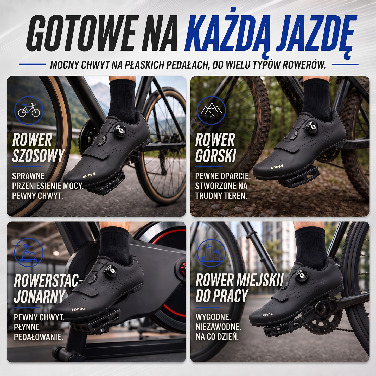 buty rowerowe - infografika produktu