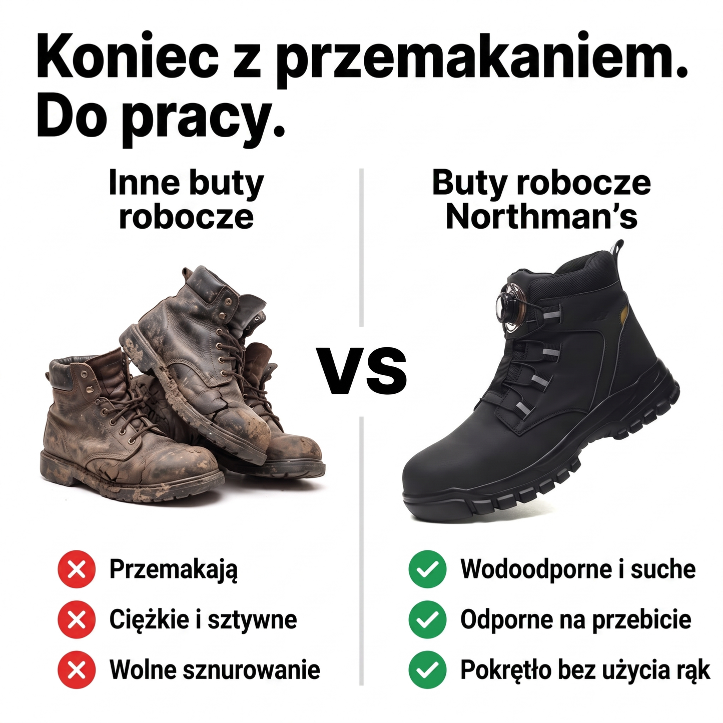 trzewiki robocze - infografika produktu