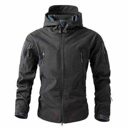 Kurtka Softshell Taktyczna – Wodoodporna Wiatroszczelna – Męska Outdoor