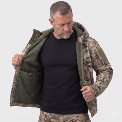 Kurtka Softshell Męska Moro – podszewka z polaru