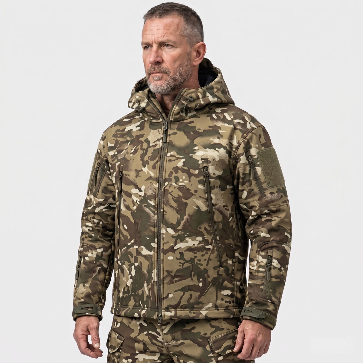 Kurtka Softshell Męska Moro – Moro Zielone