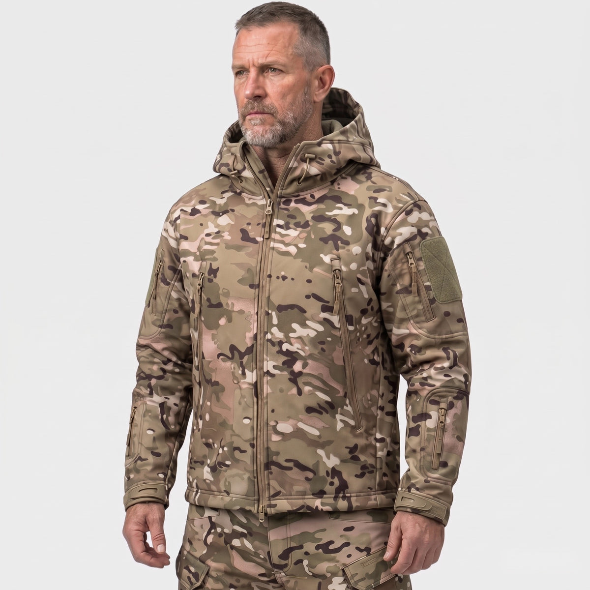 Kurtka Softshell Męska Moro – Moro Brązowe