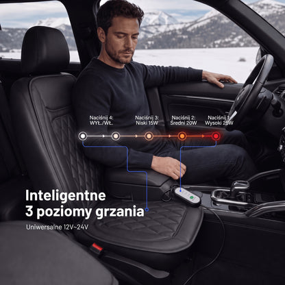 Inteligentne 3 poziomy grzania, uniwersalne 12V~24V