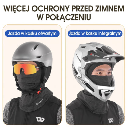 Kominiarka balaclava pod kaskiem otwartym i integralnym – więcej ochrony przed zimnem