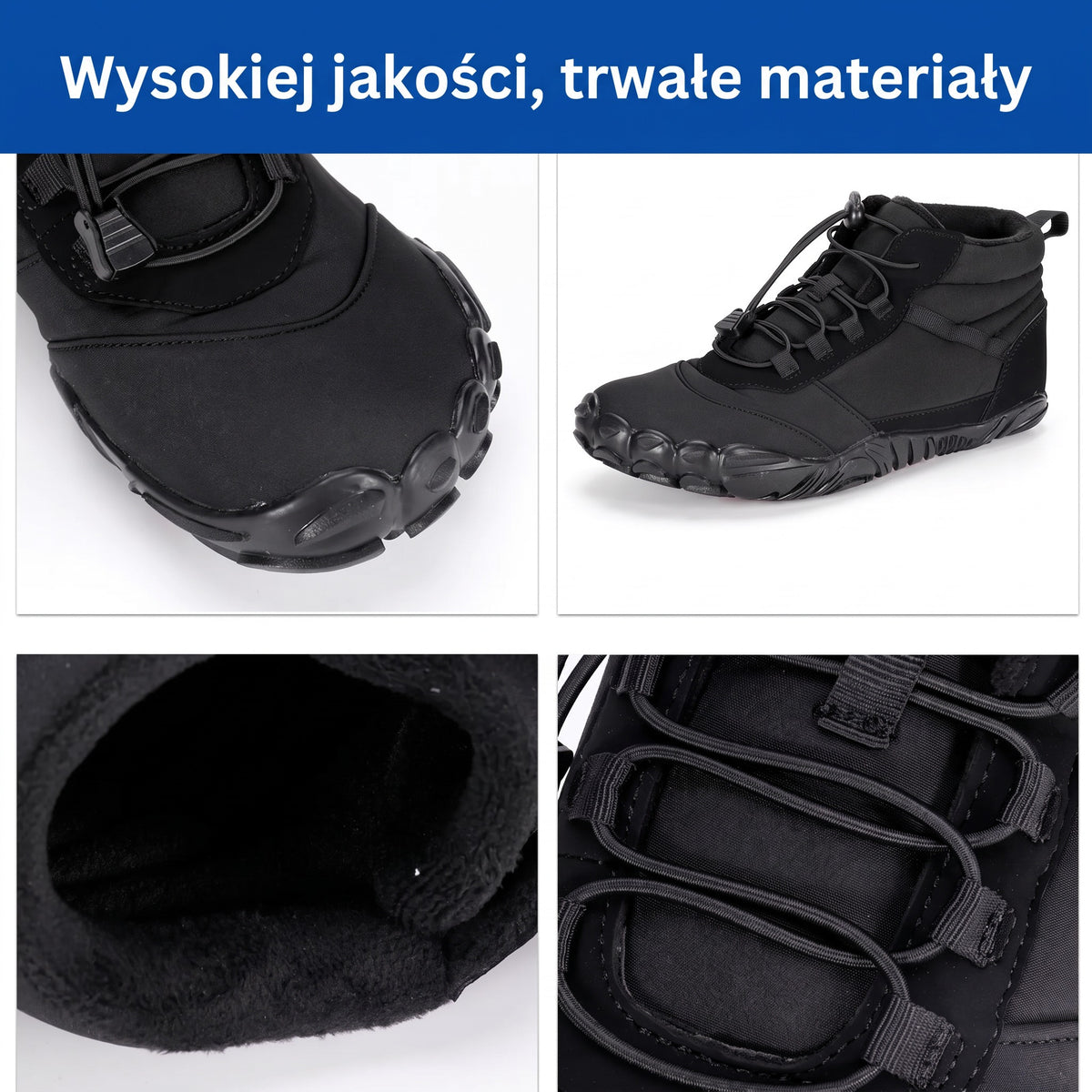 Buty zimowe – materiały wysokiej jakości i trwałe w zbliżeniu