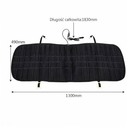 Mata grzewcza do samochodu wymiary – 490 x 1300 mm, długość całkowita kabla 1830 mm