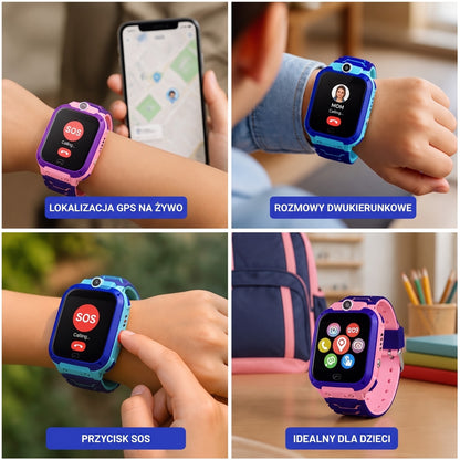 Smartwatch dla Dzieci z GPS - Przycisk SOS i Dzwonienie - Aparat – 9