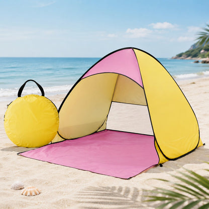 Namiot Plażowy Pop-Up - Ochrona UV 50+ - Rozkładanie w Sekundy