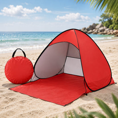 Namiot Plażowy Pop-Up - Ochrona UV 50+ - Rozkładanie w Sekundy