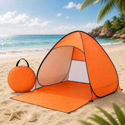 Namiot Plażowy Pop-Up - Ochrona UV 50+ - Rozkładanie w Sekundy