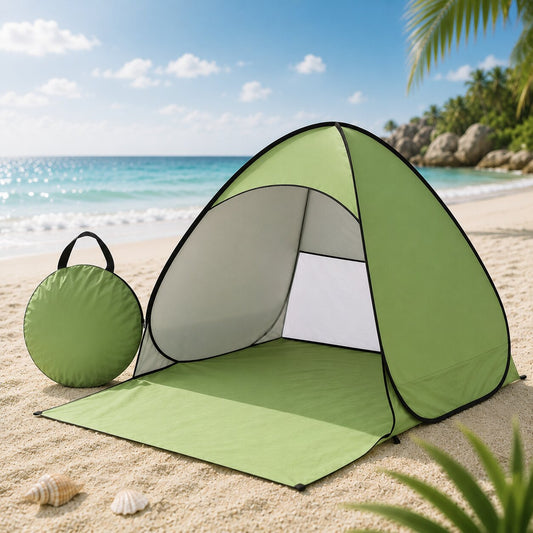 Namiot Plażowy Pop-Up - Ochrona UV 50+ - Rozkładanie w Sekundy
