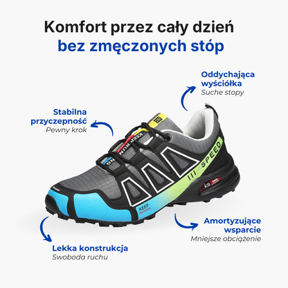 Buty trekkingowe męskie – wodoodporne i antypoślizgowe – idealne do outdooru